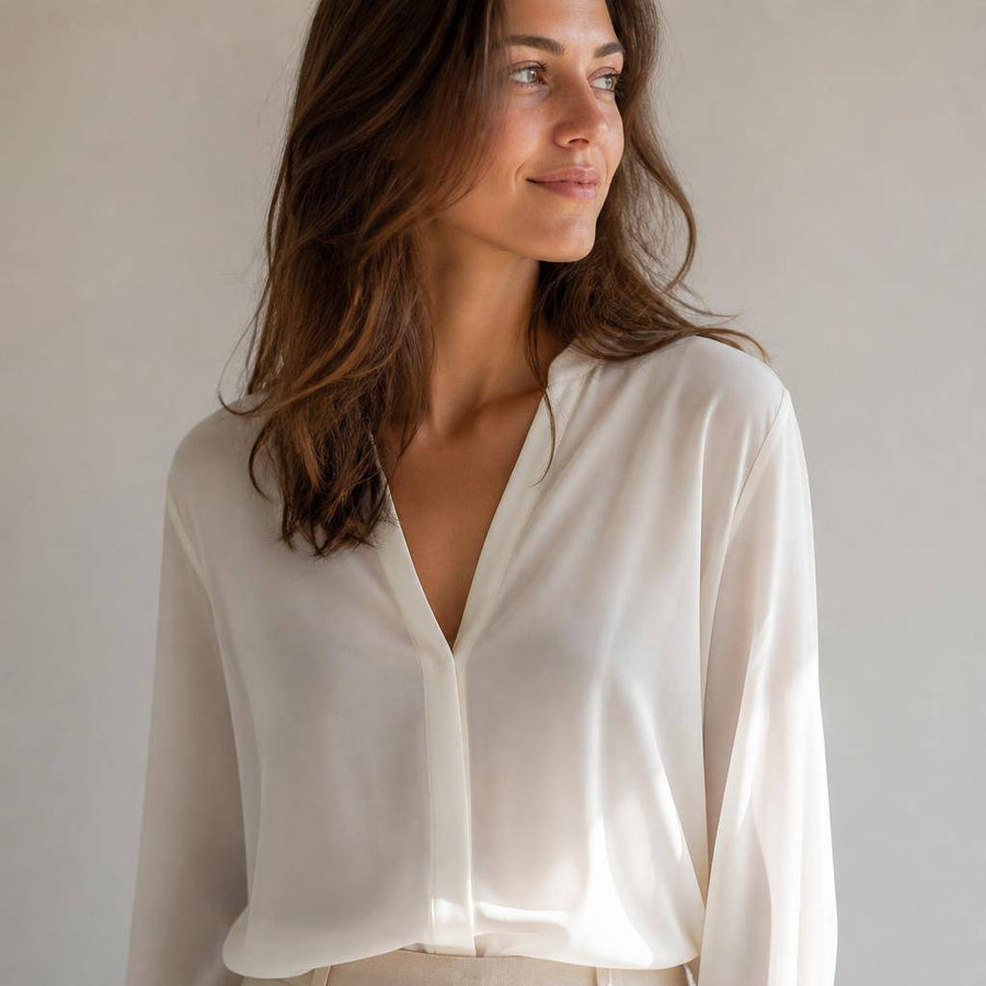 GABY - Mousseline satin effet soie 2