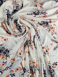Jersey viscose élasthanne motif fleuri romantique 1
