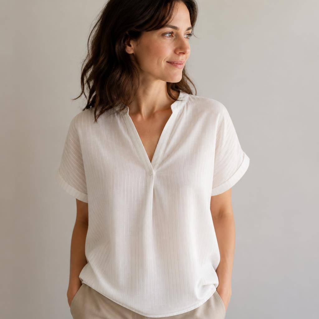 DORIA - Viscose javanaise rayée lurex doré 2