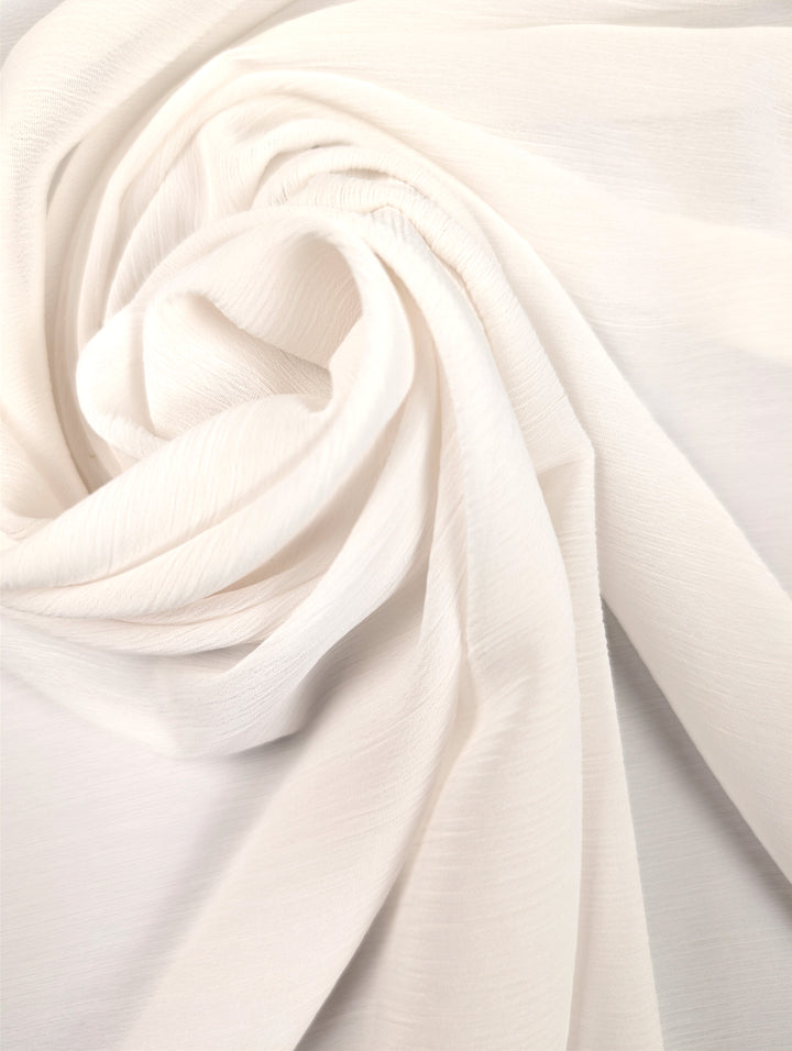 Stoff SEFIA - Viskose Voile mit Gaze-Struktur