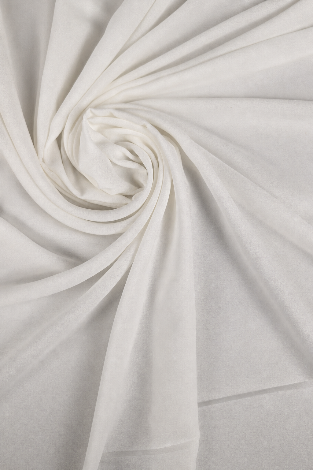 NEVA - Crêpe de polyester léger - Nuances de blanc 1