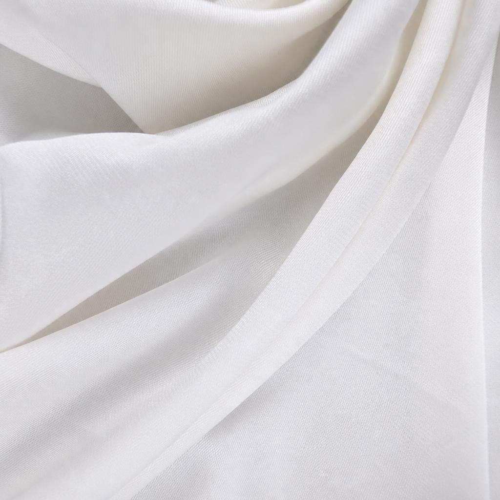 LIVIA - Satin de polyester - Nuances de blanc 3
