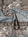 Sergé viscose dessin bohème patchwork 1