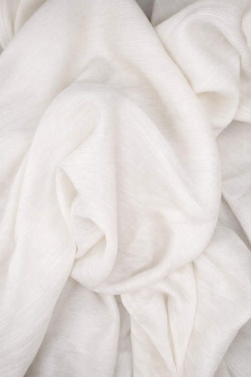 ALBA - Gaze de viscose légère - Nuances de blanc 2