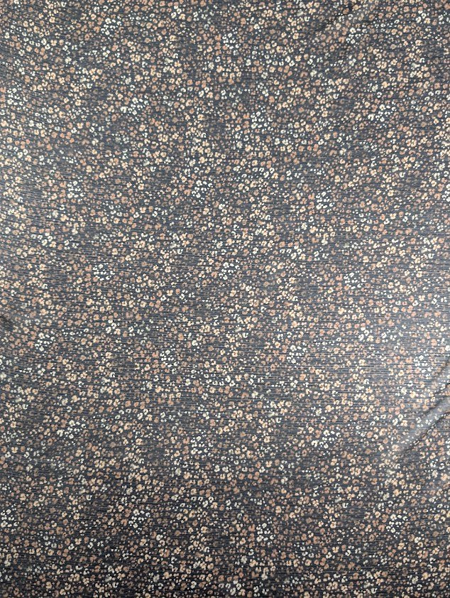 Voile de polyester plissé, motif animalier abstrait 4