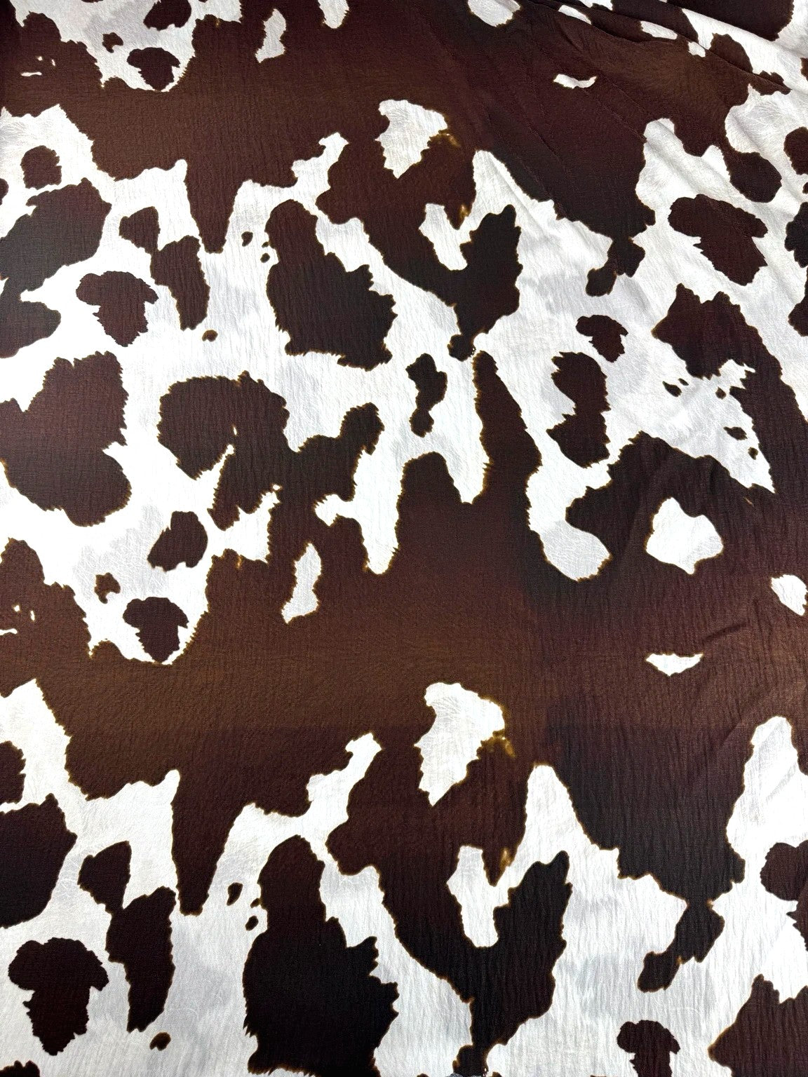 Viscose texturée imprimé vache 4