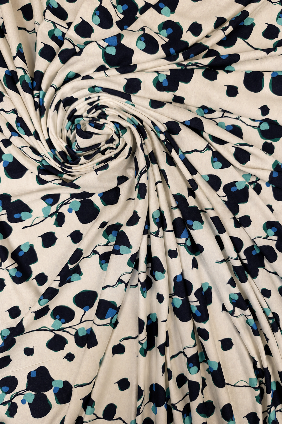 Jersey viscose élasthanne floral graphique 1