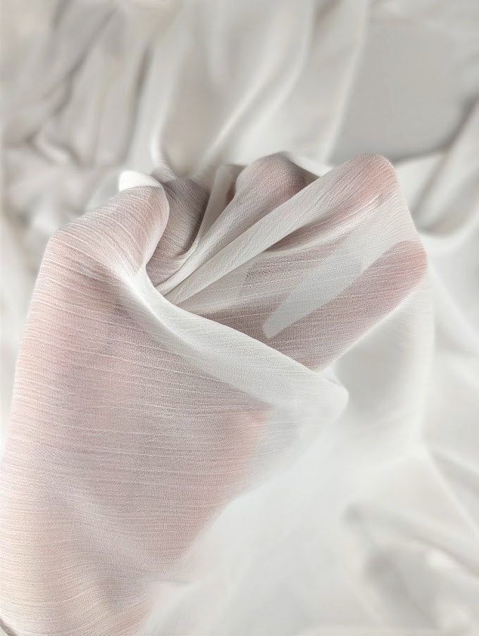 RAFAEL - Voile polyester plissé 4