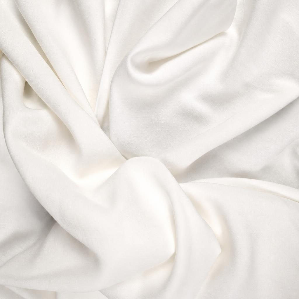 NACRE - Satin de coton satiné - Nuances de blanc 3