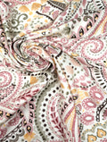 Sergé de viscose, motif cachemire fleuri bohème rose et jaune 1 [blankastock:a2d08635-f4bb-4250-8d13-9f51fbe59d97]