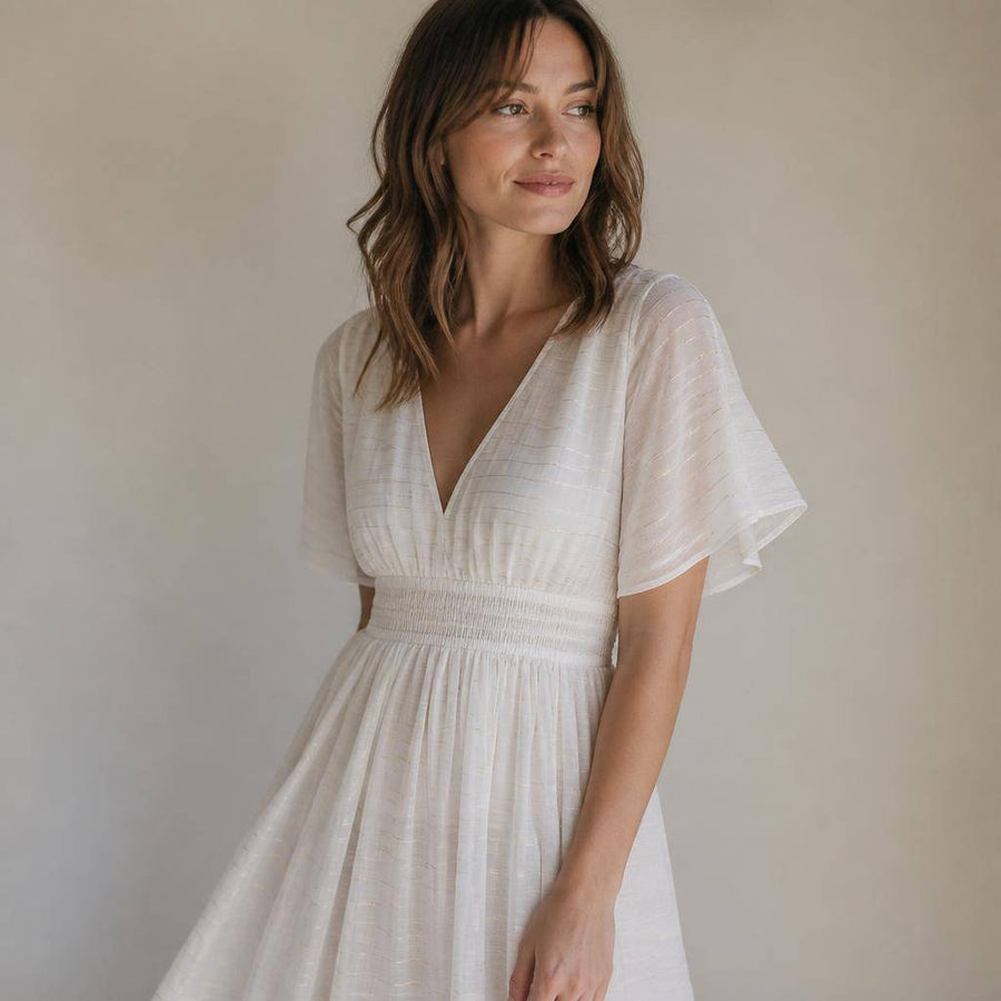ADELE - Voile polyester fil lurex doré 2