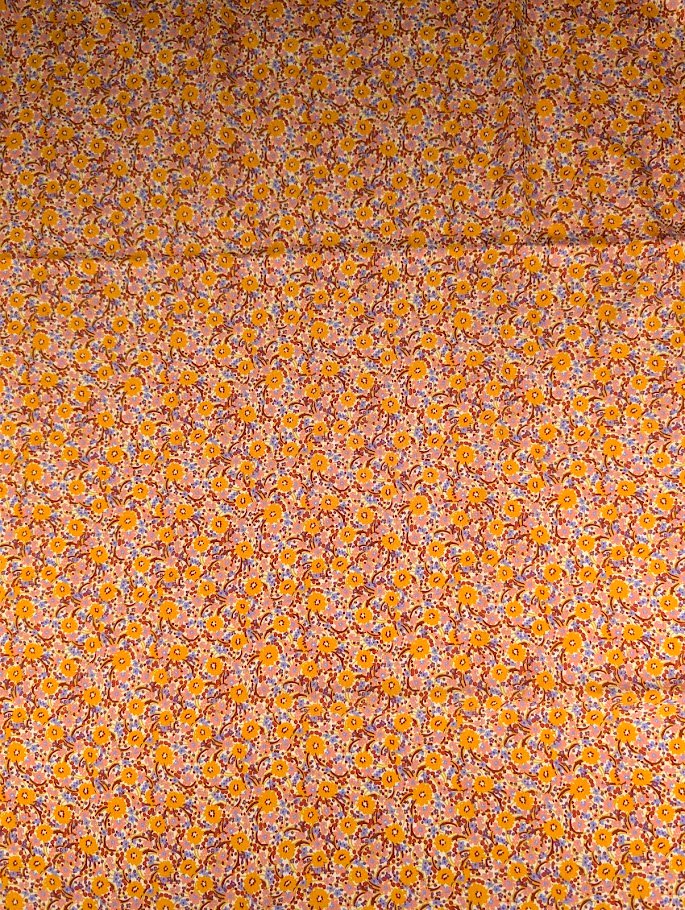 Fluid crinkled-effect viscose with a bohemian floral print 4