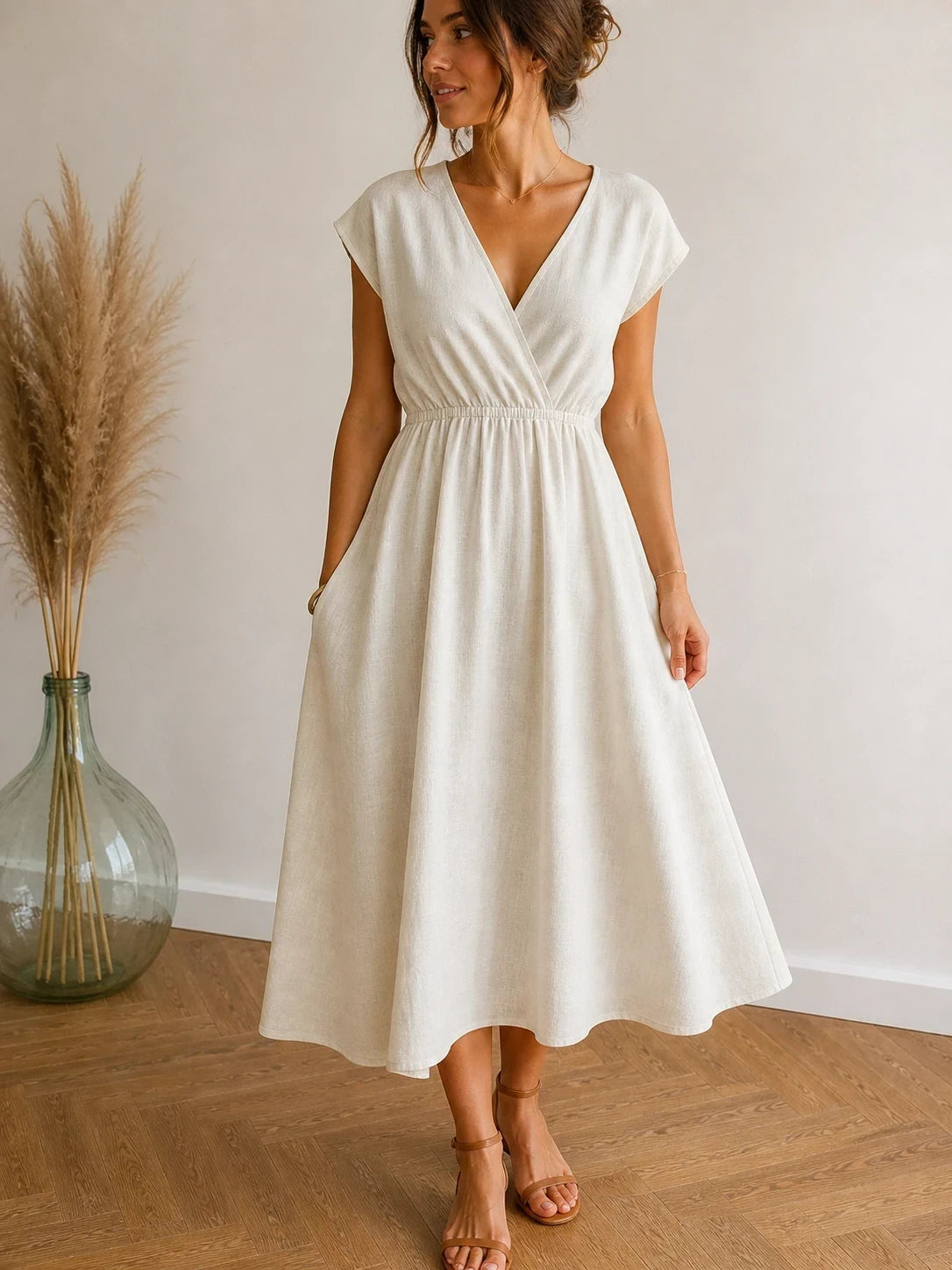 Sable - Viscose effet lin 2