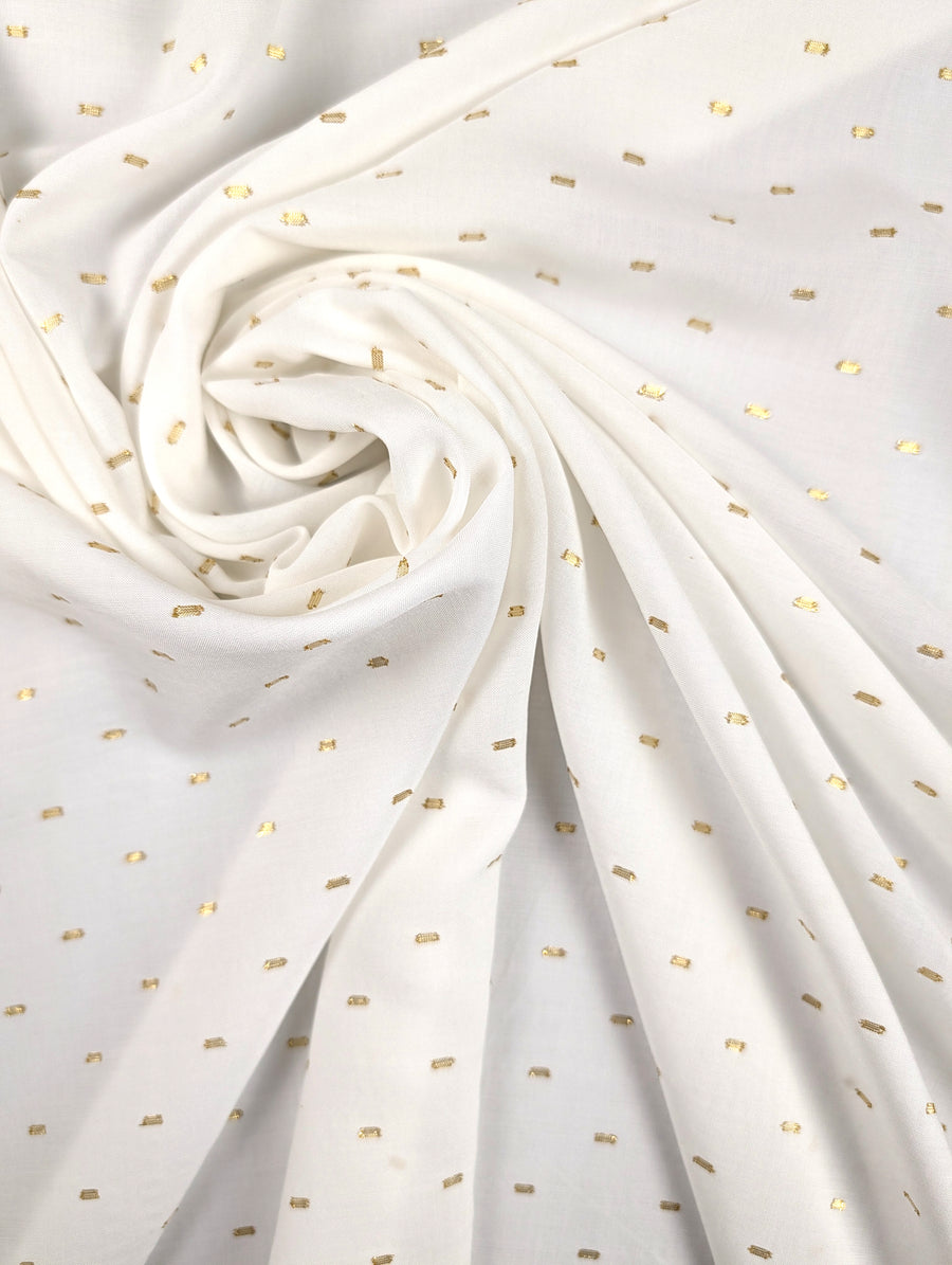 AURÉA - Gold dotted viscose batiste 1 [blankastock:7859a282-359c-48a6-af15-edd3b84d2657]