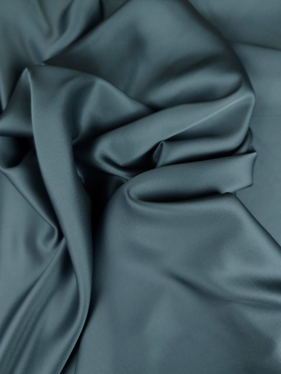 Satin de viscose lourd bleu pétrole 4