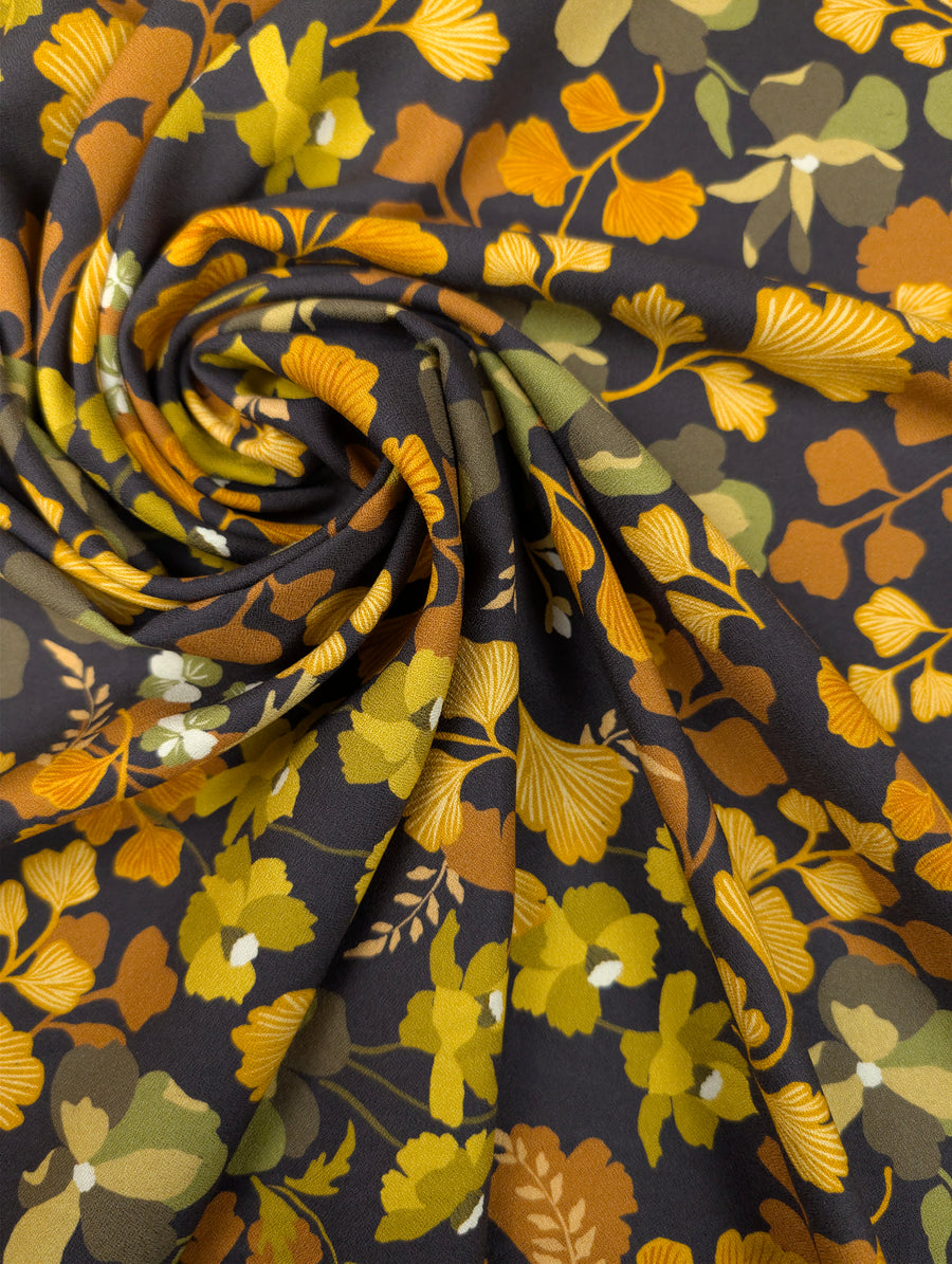 Crêpe de viscose lourd, motif fleuri rétro multicolore 1 [blankastock:98b8734c-76cc-48fe-b758-d14d072fbcc7]