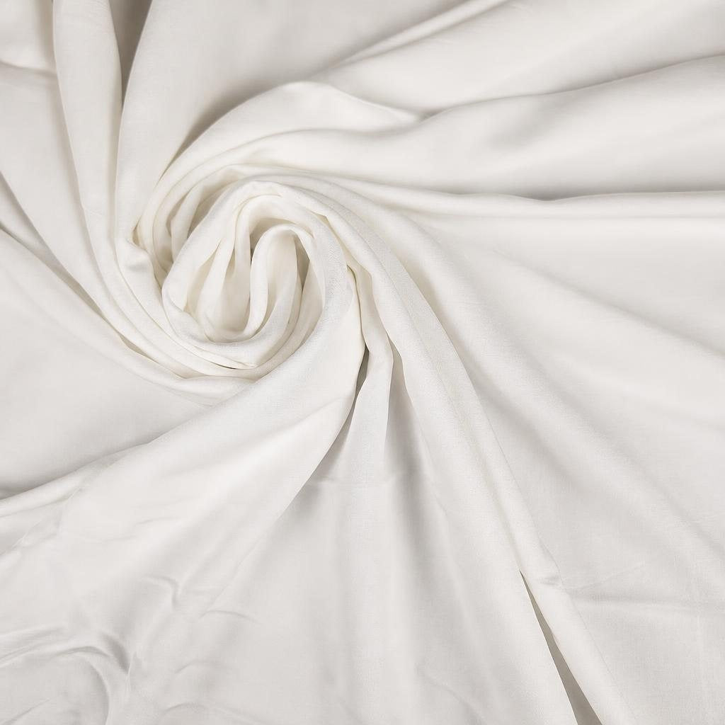 NACRE - Satin de coton satiné - Nuances de blanc 1