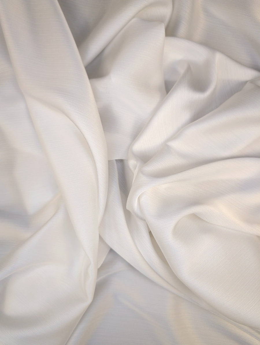ECLAT - Voile de polyester plissé satiné - Nuances de blanc 3