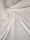 Voile satin polyester fluide - Nuances de blanc 1