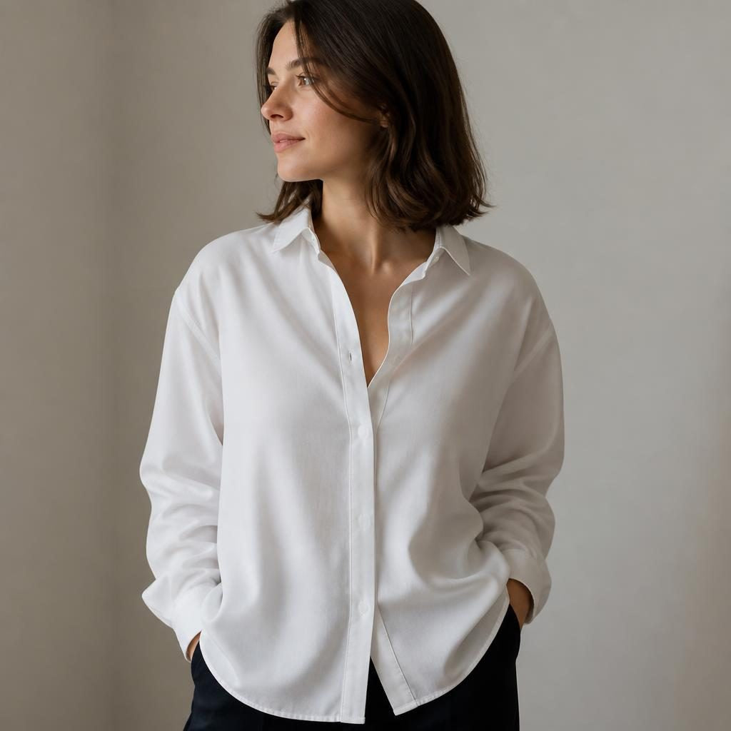 CYRA - Sergé de coton léger - Nuances de blanc 2