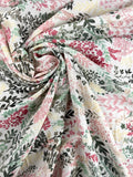 Viscose fleurie multicolore 1