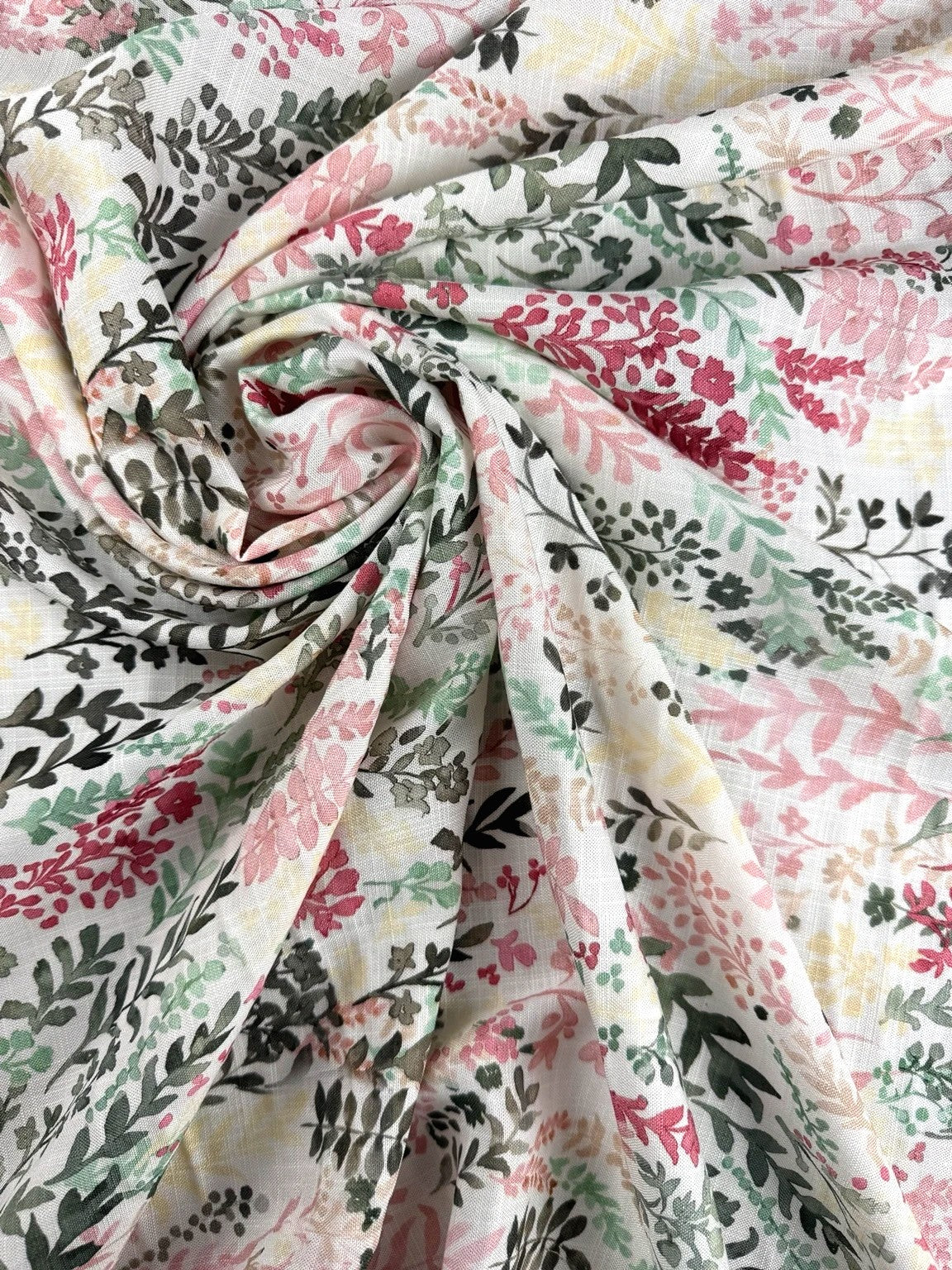 Sable - Viscose effet lin - Imprime 8PQ 1