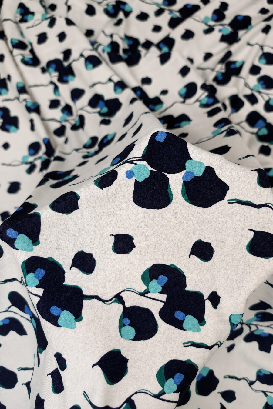 Jersey viscose élasthanne floral graphique 3
