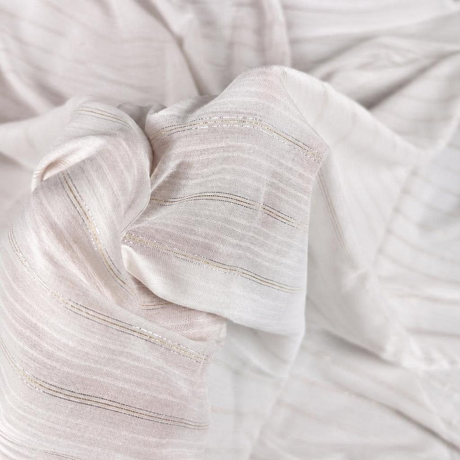 LUREA - Viscose lurex rayée satinée 3