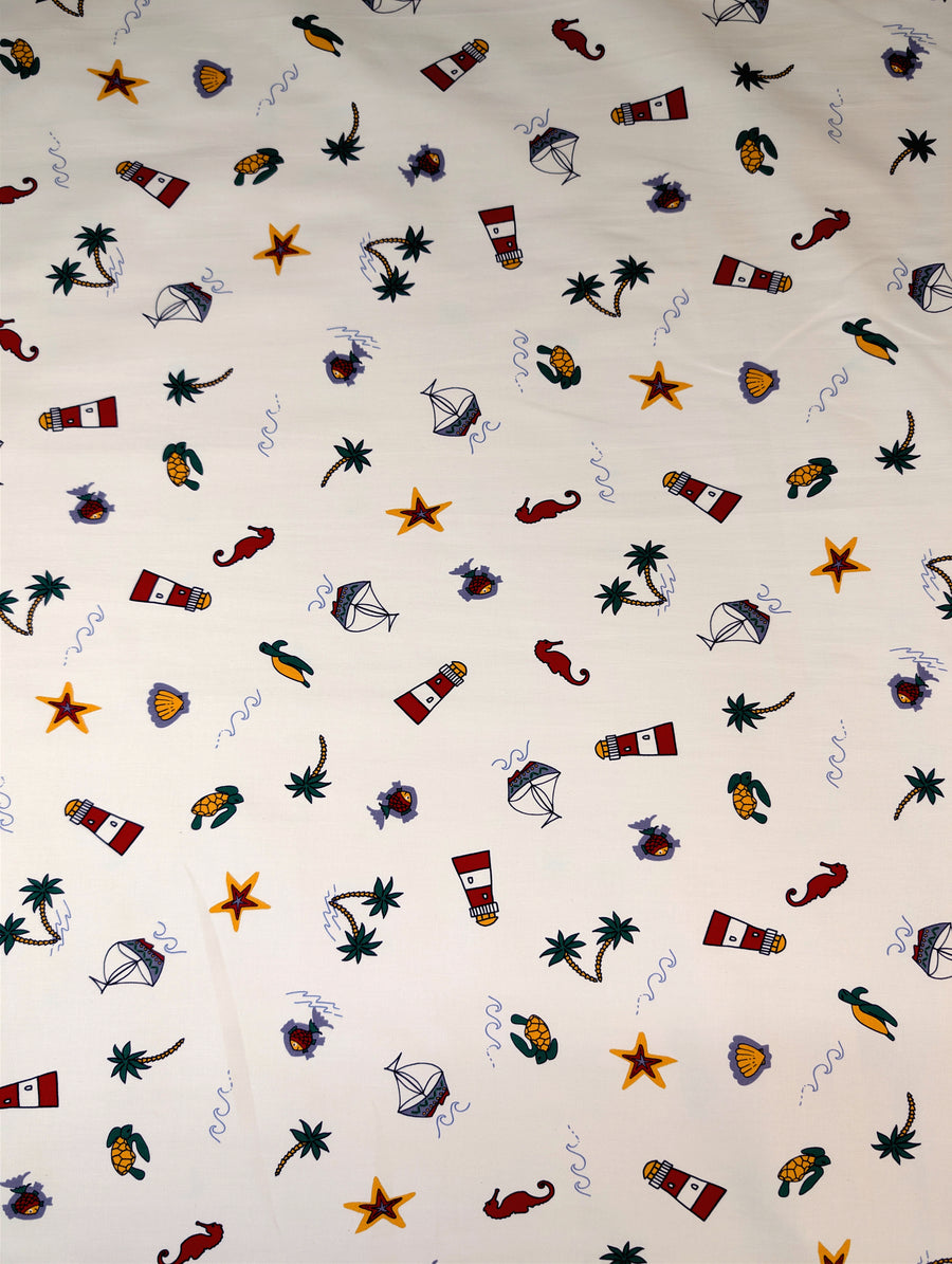 Sergé de coton extensible, motif marin tropical multicolore 5 [blankastock:a82433da-0b02-4b2f-b1e3-3b9fae322785]