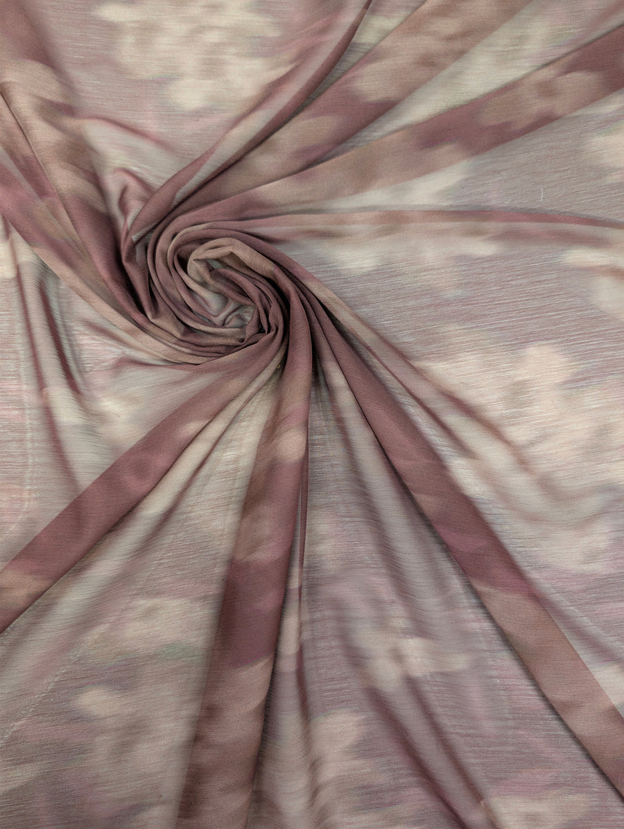 Voile gaze de viscose, motif abstrait bohème rose et beige 1 [blankastock:66645fc9-142c-40b1-8799-f8741fec5699]