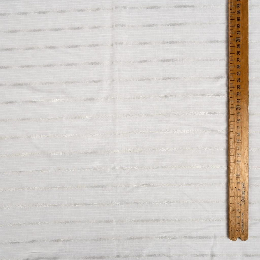 LUREA - Viscose lurex rayée satinée 4