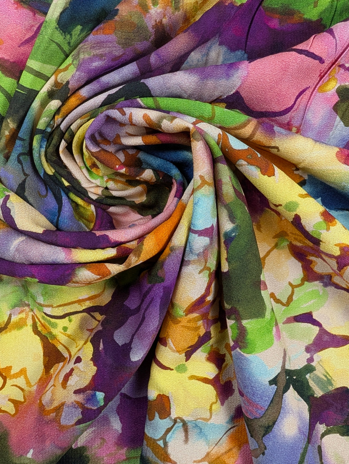 Crepe de poliéster leve, padrão floral aquarelado multicolorido 1 [blankastock:37e731ad-a075-45fa-ad2a-52f21c67c02e]