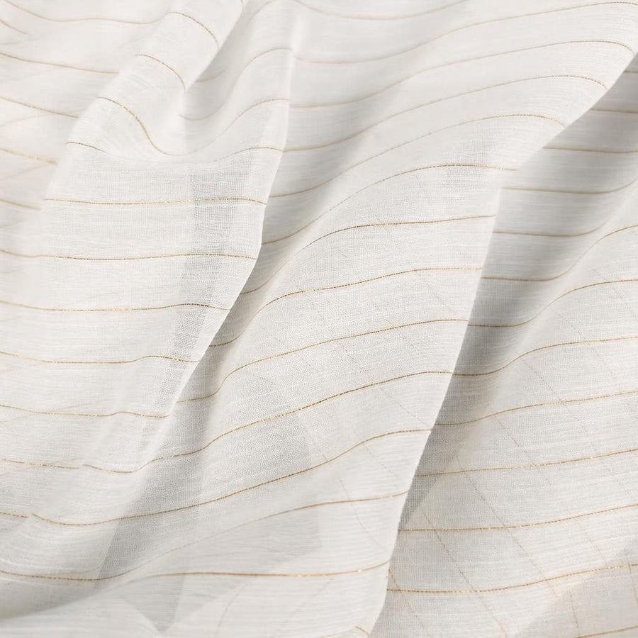 ZINIA - Voile de polyester plissé plumetis lurex 3