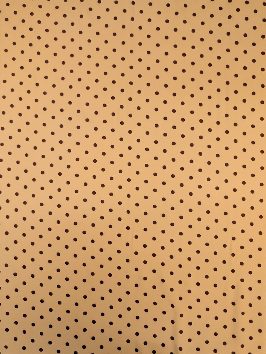 Viscose Ecovero motif pois rétro marrons 5 [blankastock:c18222de-686c-4edd-9a4d-feaff5103863]