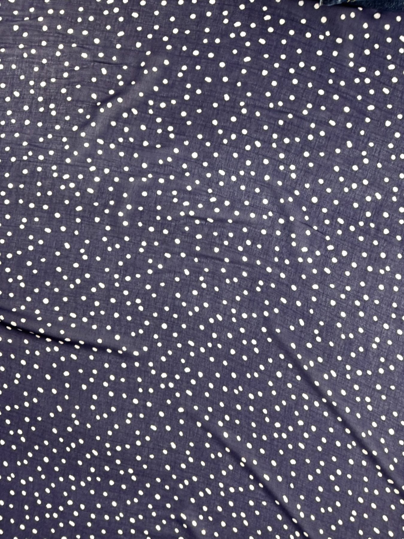 Gaze polyester viscose à pois - Imprimé 4