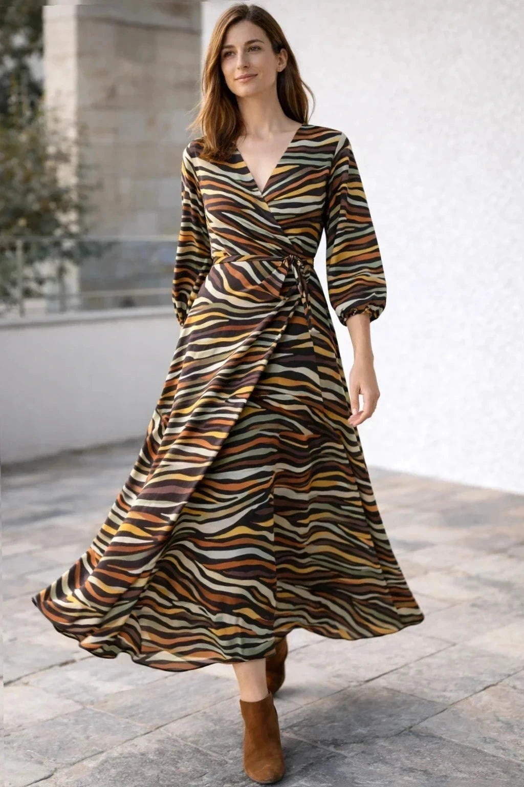 Toile viscose imprimé zèbre 2