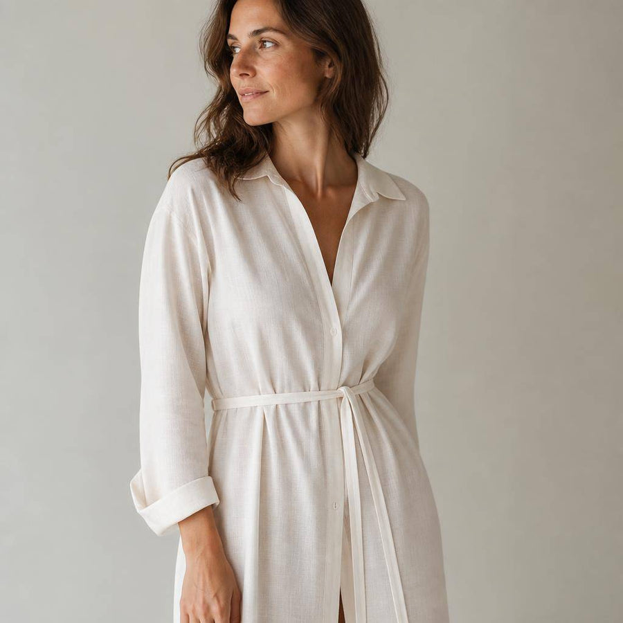 CALI - Toile de viscose effet lin 2