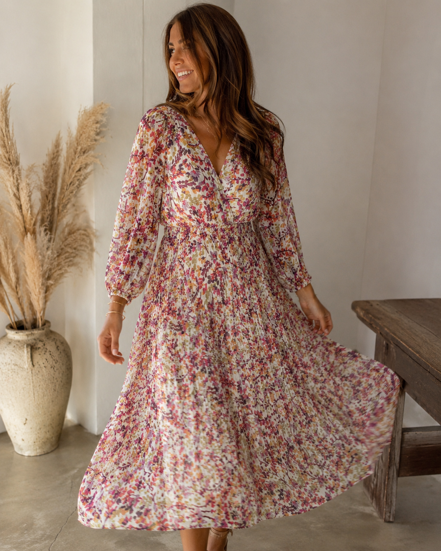 Voile polyester floral - Imprimé bohème 2