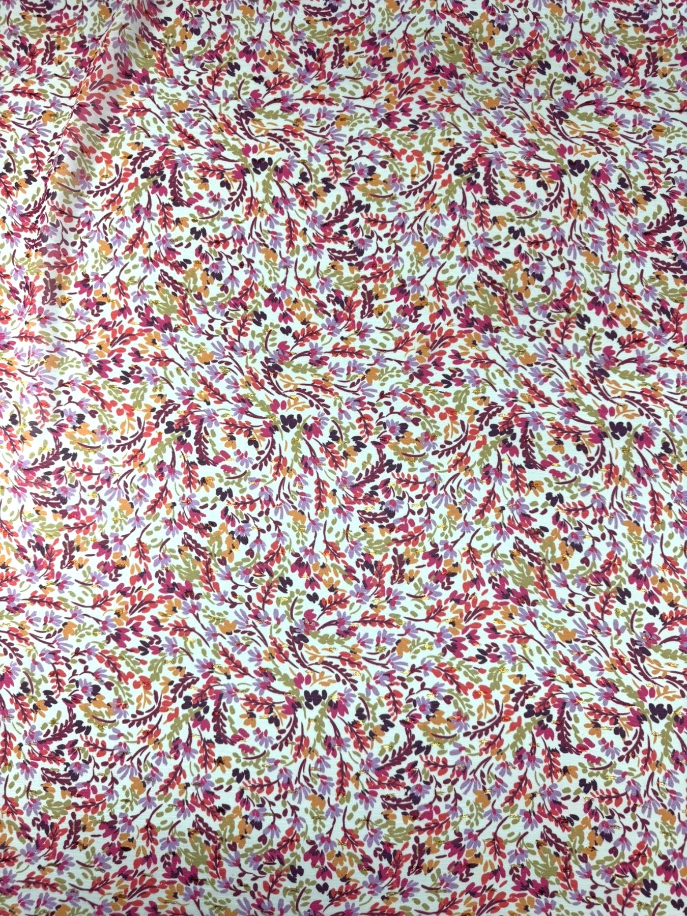 Voile polyester floral - Imprimé bohème 4
