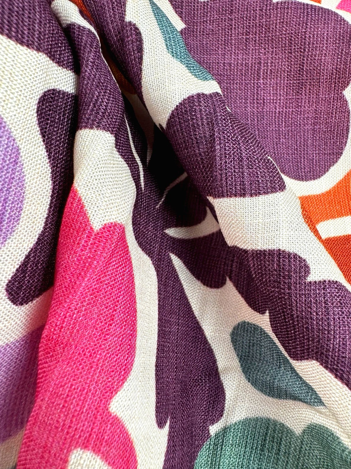 Sable - Viscose effet lin - Imprime 3JL 3