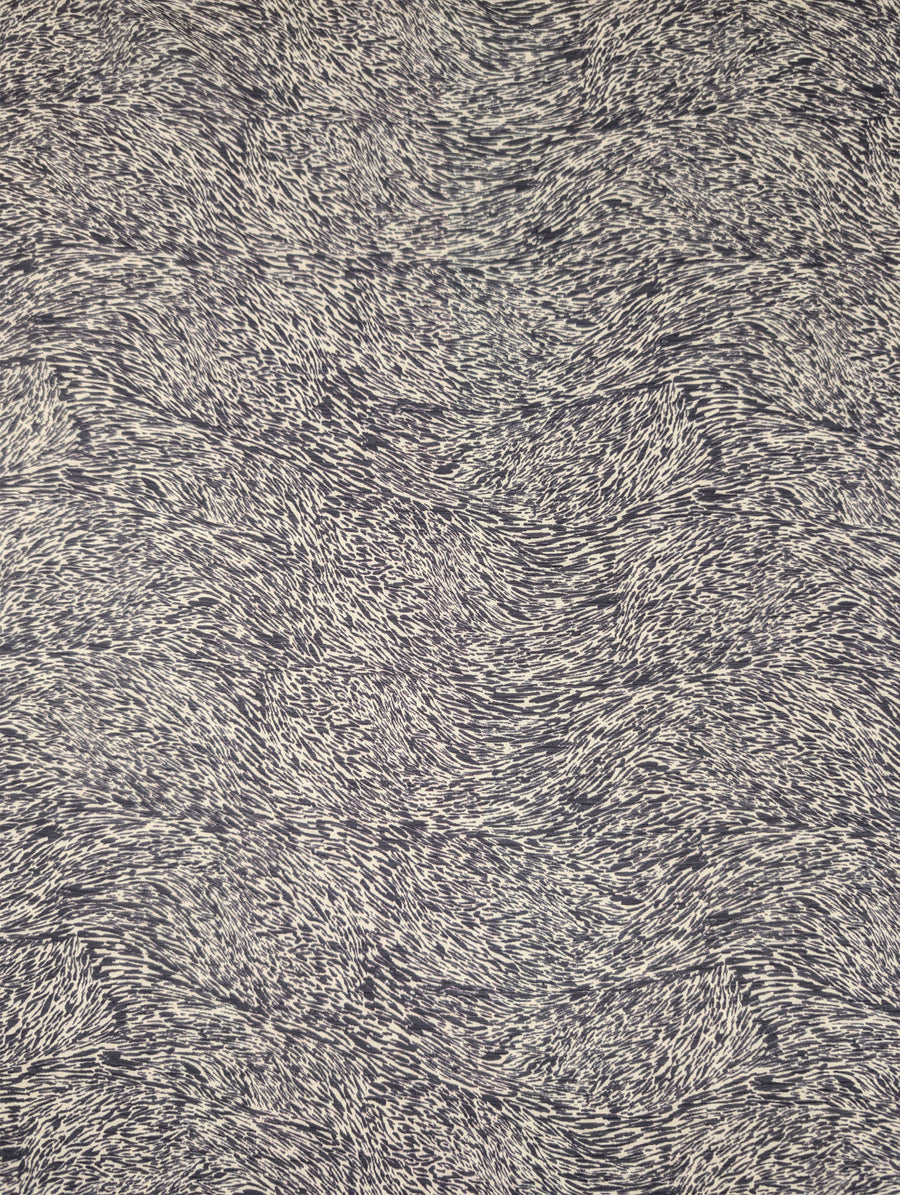 Voile gaze de viscose, motif animalier abstrait écru et noir 5 [blankastock:c8c51310-cc20-45c3-98b3-3ed26a14b627]