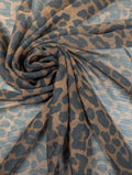 Voile gaze de viscose, motif léopard marron et noir 1 [blankastock:cc8dfad7-9632-40b8-814b-feff9e78b446]