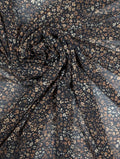 Voile de polyester plissé, motif animalier abstrait 1