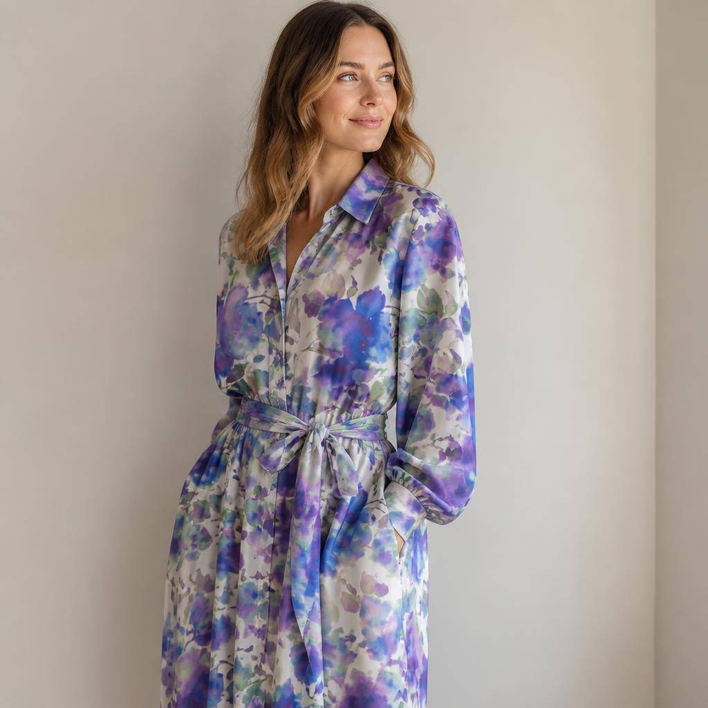 Viscose motif fleuri romantique bleu violet 3 [blankastock:5b064ac1-4c80-49d6-a64f-2f463baec699]