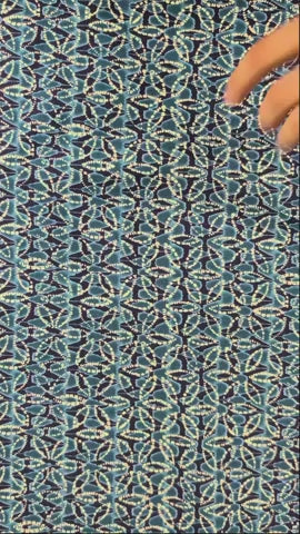 Jersey coton motif géométrique bohème video 5