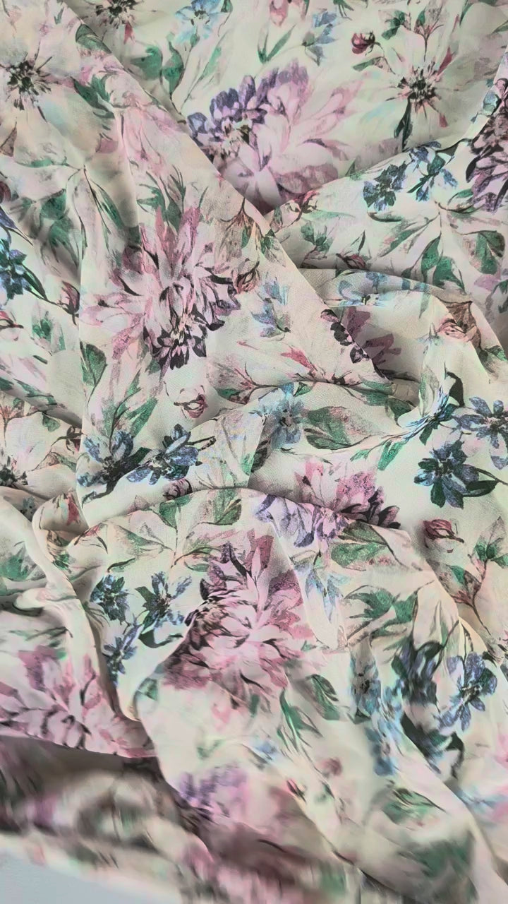 Mousseline polyester motif fleuri romantique video 6 [blankastock:b793e8b4-2e1c-4b8e-a837-f94161146c86]